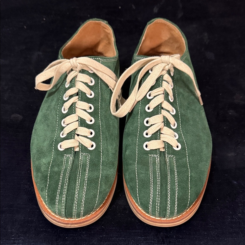 Zey’s Green Suede Men's Shoes Size 9